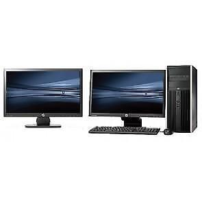 HP Elite 8300 Tower intel i7 500GB Dual 2x 23039039 Widescreen