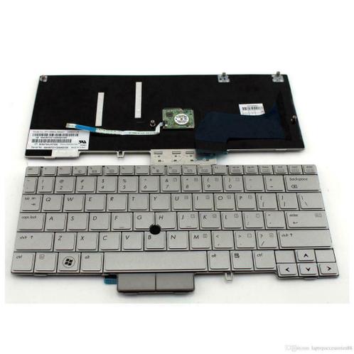 HP EliteBook 2760p silver US Keyboard MP-09B63US64421 MP-...