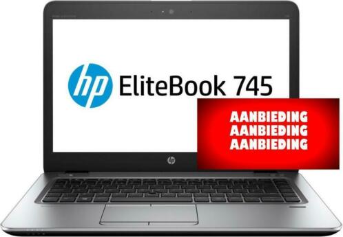HP Elitebook 745 laptop 14 inch refurbished nu voor  265