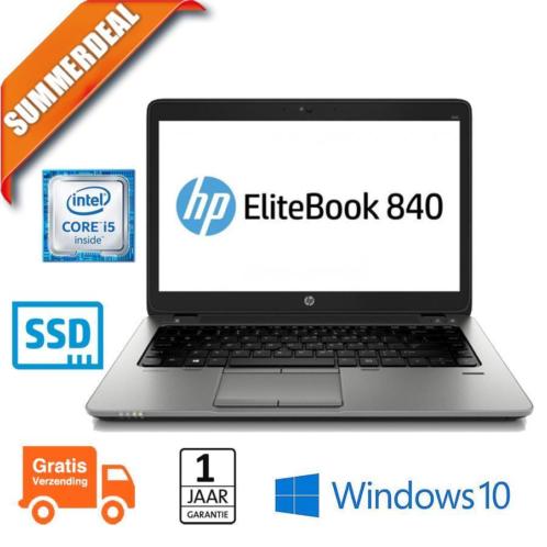 HP Elitebook 840 G2 Core i5  180GB SSD  8GB  14034 HD W10P