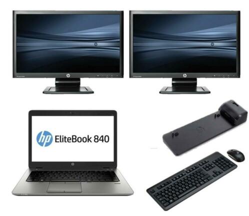 HP Elitebook 840 G2 - Intel Core i5 - 8GB - 320GB HDD  Dock