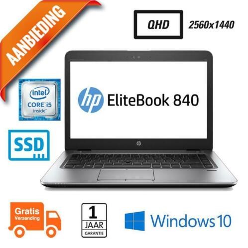 HP Elitebook 840 G3 Core i5 6300U 500GB SSD 8GB 14 QHD IPS
