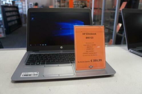 HP Elitebook 840 G3 Intel Core i5-6200U 256GB SSD - Full HD