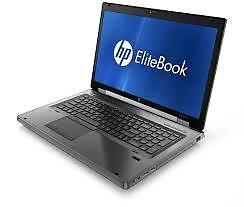HP elitebook 8760W, i7, 8GB, 256GB ssd, 17.3034, W7 PRO