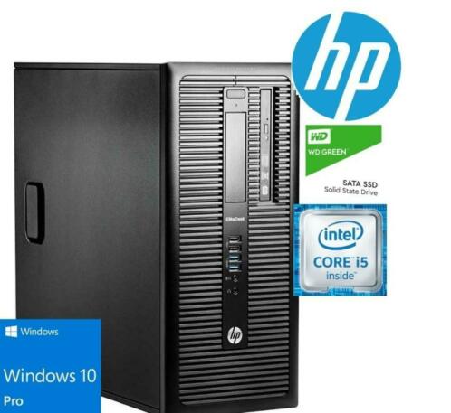 HP EliteDesk 800 G1 PC - CORE i5 4e GEN - 8GB - 240GB SSD...