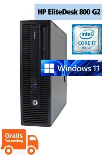 HP EliteDesk 800 G2 - 6e Gen i7 - 8GB - 256GB - Windows 11 