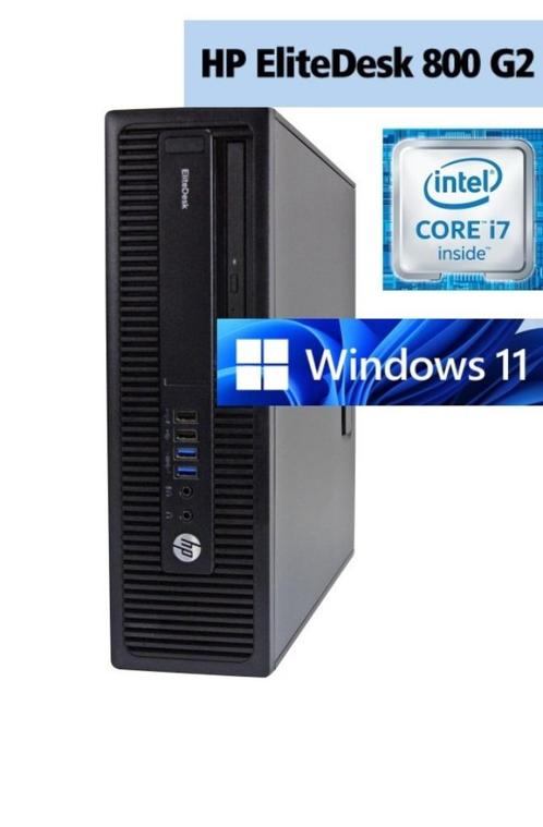 HP EliteDesk 800 G2 - i7 6700 - 8GB - 256GB - 1jr Garantie