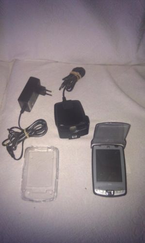 HP hx2490 PDA, inclusief cradle en opberg hoesje