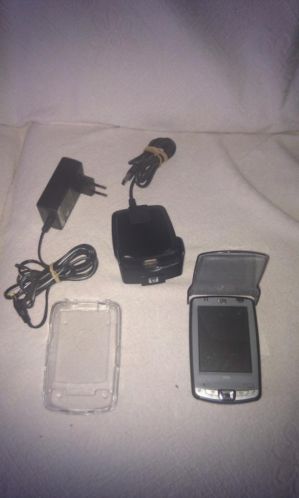 HP hx2490 PDA, inclusief cradle en opberg hoesje,