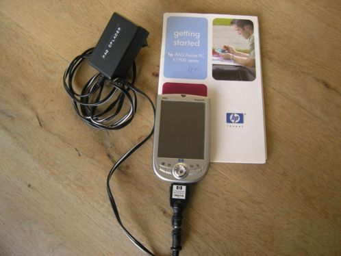 HP IPAQ Pocket PC 2003 Pro,Carcomm GPS Receiver en Cradle
