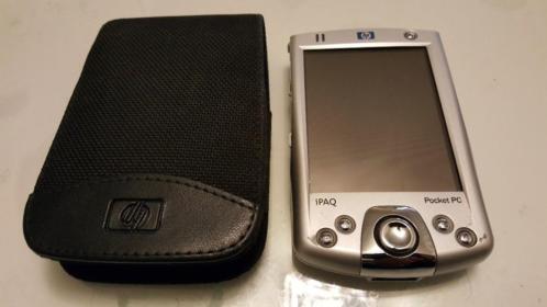 Hp ipaq pocket pc h2210 met hoesje