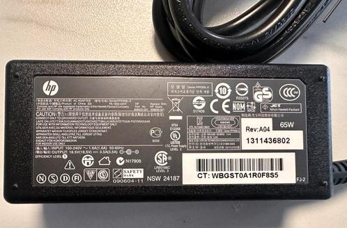 Hp lader 18.5v 3.5A 65W grote plug , oa hp, Dell enz