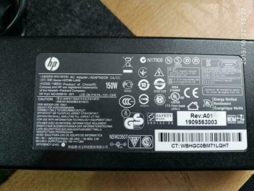 HP Laptop Adapter HSTNN-LA09 19V - 7.9A , 150 Watt