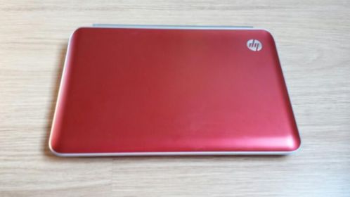 HP mini netbook kan SIM kaart in, rood.