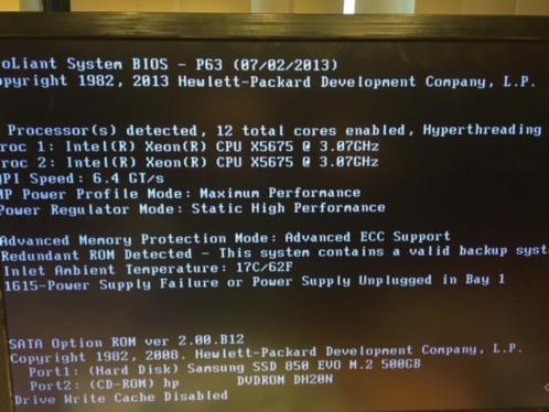 hp ml370 g6, Nu of nooit 299