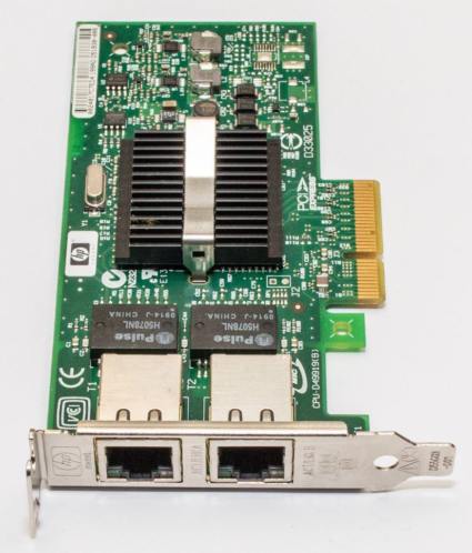 HP NC360T PCI Express Dual Port Gigabit Server Adapter