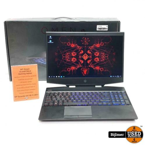 HP Omen 15-dh0750nd  i7 16GB 1TB HDD 256GB SSD RTX 2070