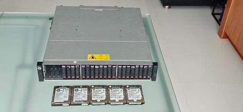 HP P2000 (BK831B)  5x 300GB SAS  2x16GB DDR4 voor 100 euro