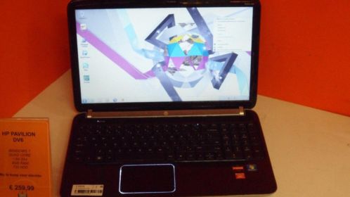 Hp pavilion  dv6  windows 7  quad core  top staat