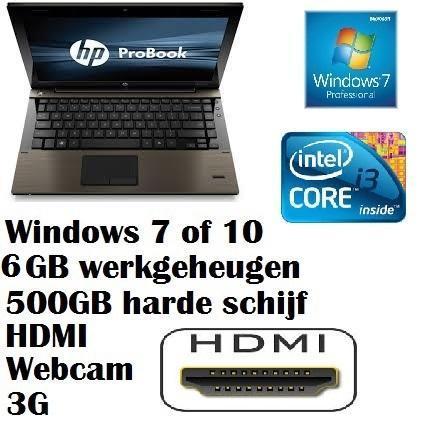 HP probook 4320s, 500GB HD, 6GB, Bluetooth, 3G, Webcam, HDMI