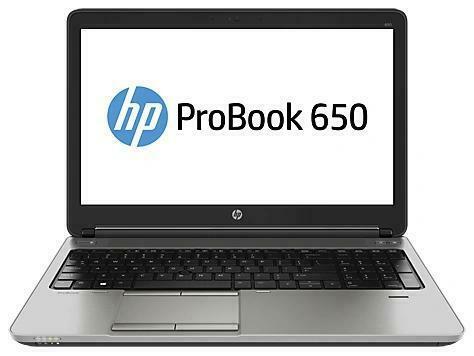 HP Probook 650 Core I5 4GB RAM 120GB SSD 15.6 Refurbished