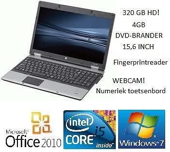 HP Probook 6550b i5, 4GB ,Windows 7,Office, 320 GB HD,Webcam