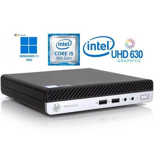 HP ProDesk 400 G4 Mini PC  Core i5 8500T  8GB  256GB SSD