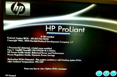 HP Proliant DL120 G7 Xeon E3-1220 8GB 2x 1TB P410 RAID