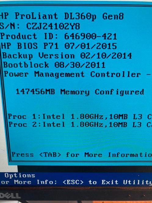 HP Proliant DL360p