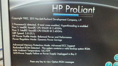 HP Proliant DL380 G7 Server, 16 GB Ram, 2x Intel Xeon E5620