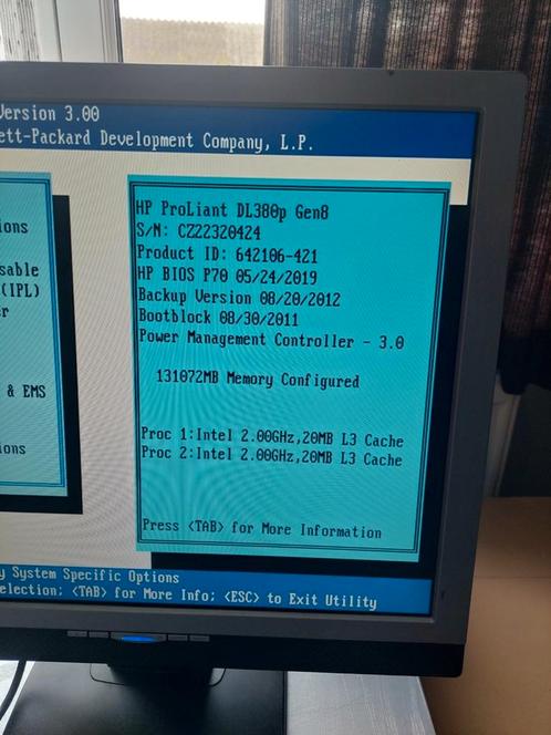 HP Proliant DL380p G8 131gb RAM, 2x e5 2650