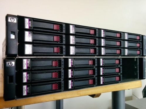 HP StorageWorks Disk Array MSA 2000  146 GB 15K SAS disks