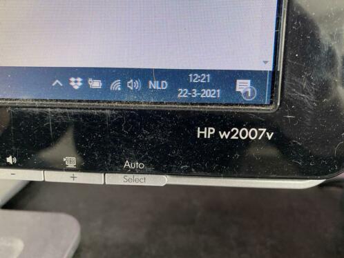 HP w2007v monitor. In goede staat