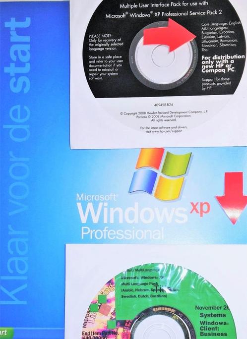 HP Windows XP Professional  MUI Multilingual CD Nederlands