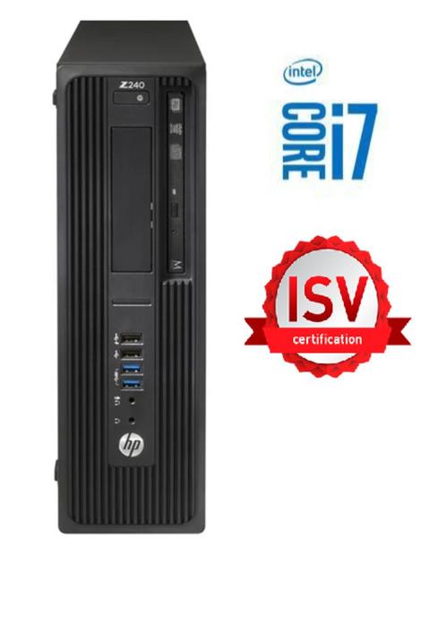 HP Z240 SFF Workstation Intel Core i7 ISV-Certificeringen