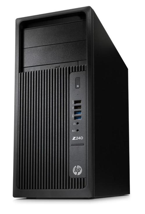 HP Z240 -XEON 1230 V5 - 16GB - 256GB  500GB - AMD W2100 GPU