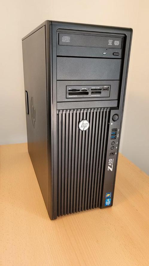 HP Z420 Snelle E5 Xeon 32GB ram, NVidia K4000 -3GB en 1,7TB