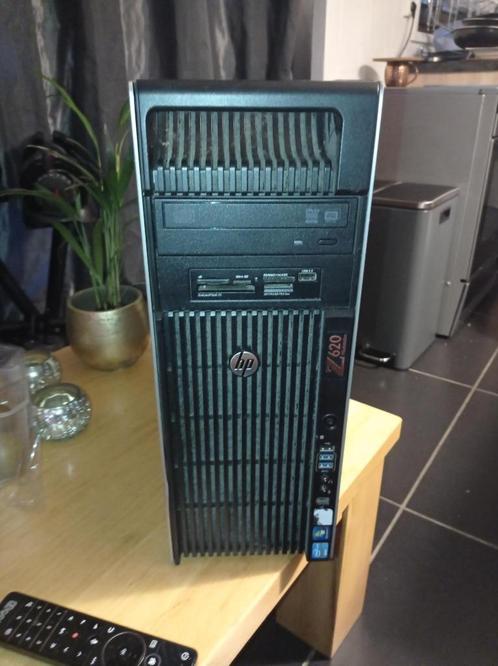 HP z620 workstation server 32gb ram 500gb ssd ZONDER videoka