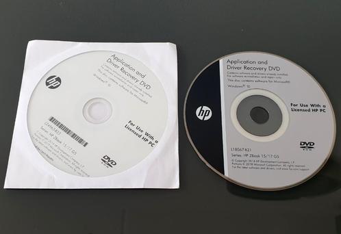 HP ZBook 1517 G5 Application and Driver Recovery DVD