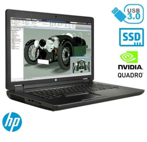 HP ZBook 17 G2 - i7 4930MX - 32GB- 512GB - 8GB Nvidia K5100M