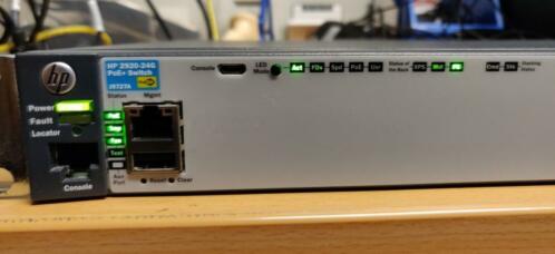 HPE Aruba 2920 24 poorts Gigabit Managed Switch