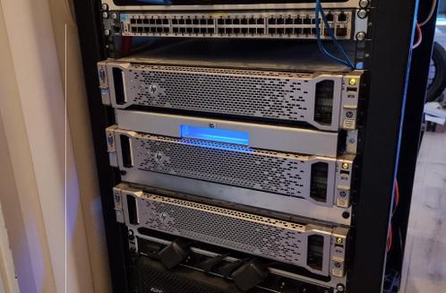 HPE DL380 GEN 8 server  security bezel  rails