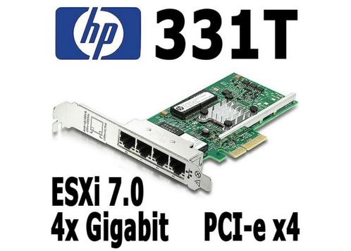 HPE Ethernet 1Gb 4-port 331T Adapter  W10  Srv19  ESX 7.0
