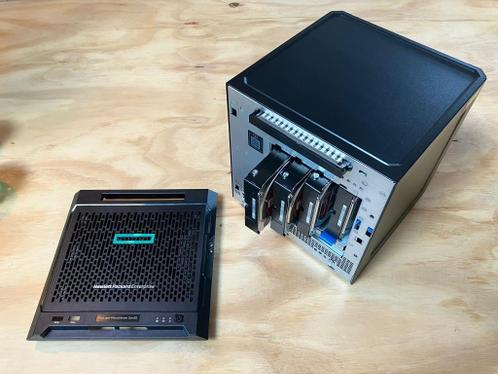 HPE ProLiant MicroServer Gen10, SSD, 4x 2TB, Stille fan