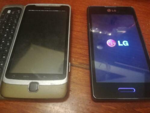 HTC blackberry en LG