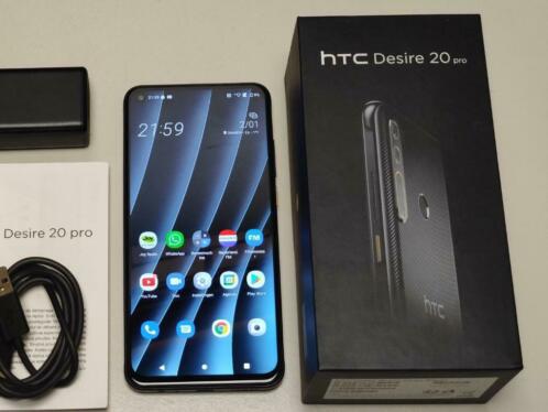 HTC Desire 20 Pro smartphone 128GB, grote accu, dualsim, 6GB