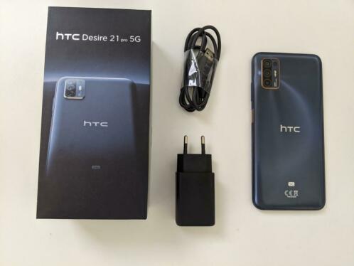 HTC Desire 21 pro 5g met doos en lader nieuwstaat