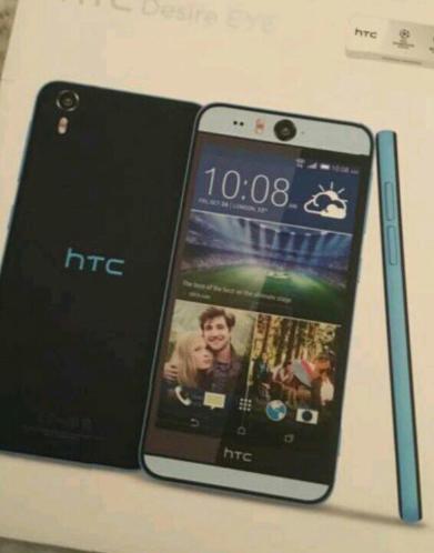 HTC desire EYE Blauw zeer goede staat met toebehoren