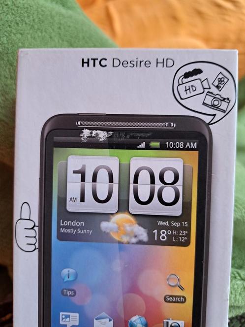 HTC Desire werkend met zwarte vlek