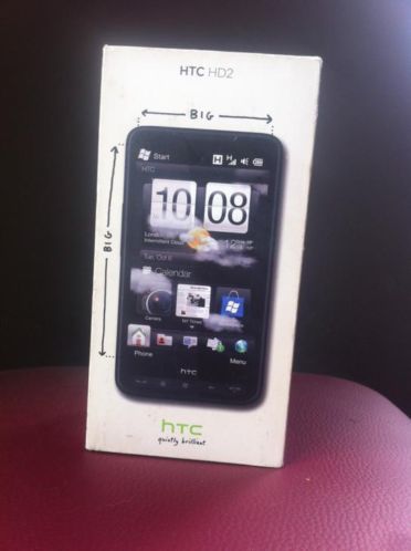 HTC HD2 4,3 inc beeldscherm